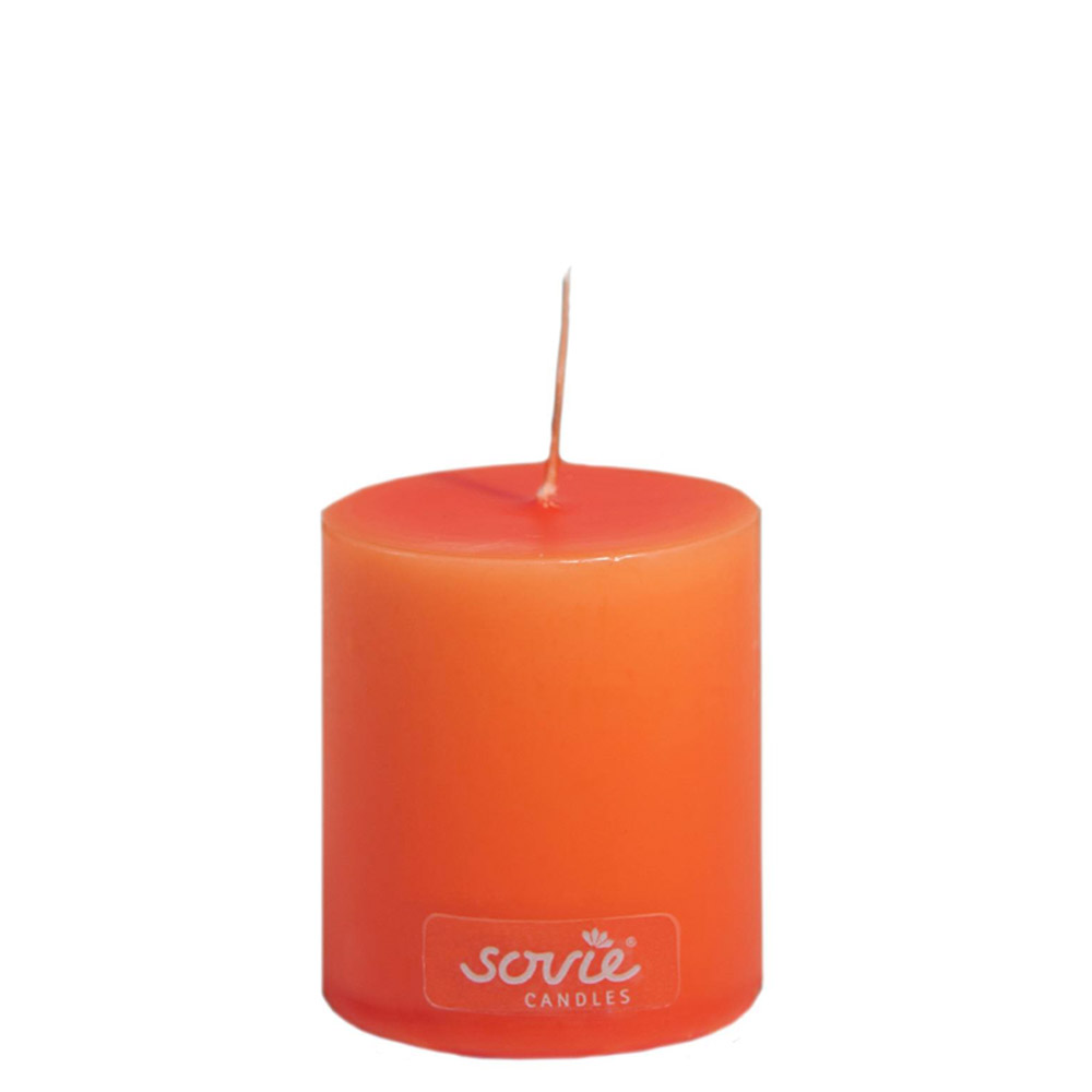 Sovie Orange Bloklys 5x6 cm – Perfekte til Festlige Anledninger