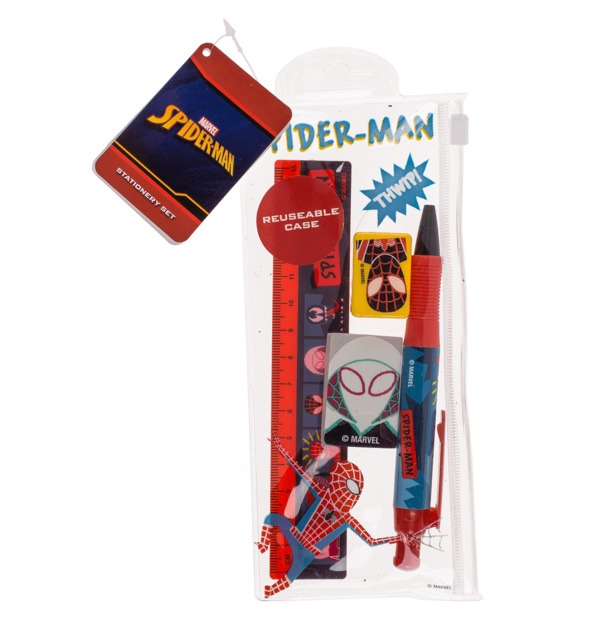 Spider-Man Skrivesæt med 5 Dele til Skolestart!