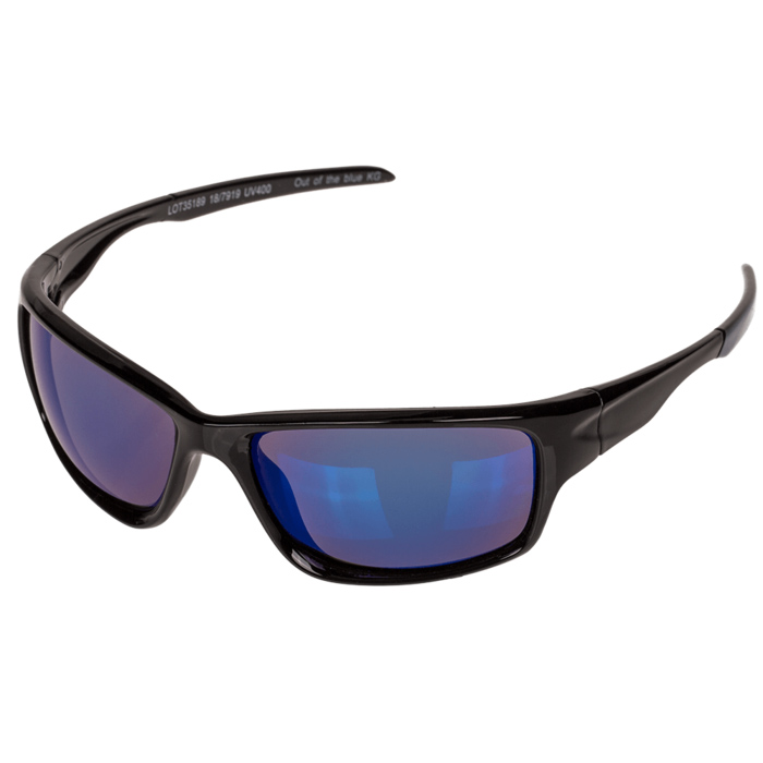 Sportssolbrille "Hautacam" i Sort og Blå - Udsalg!