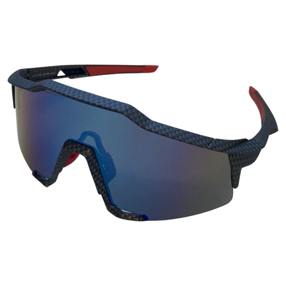 Sportssolbrille "Semnoz" med blåt glas - Fantastisk tilbud!