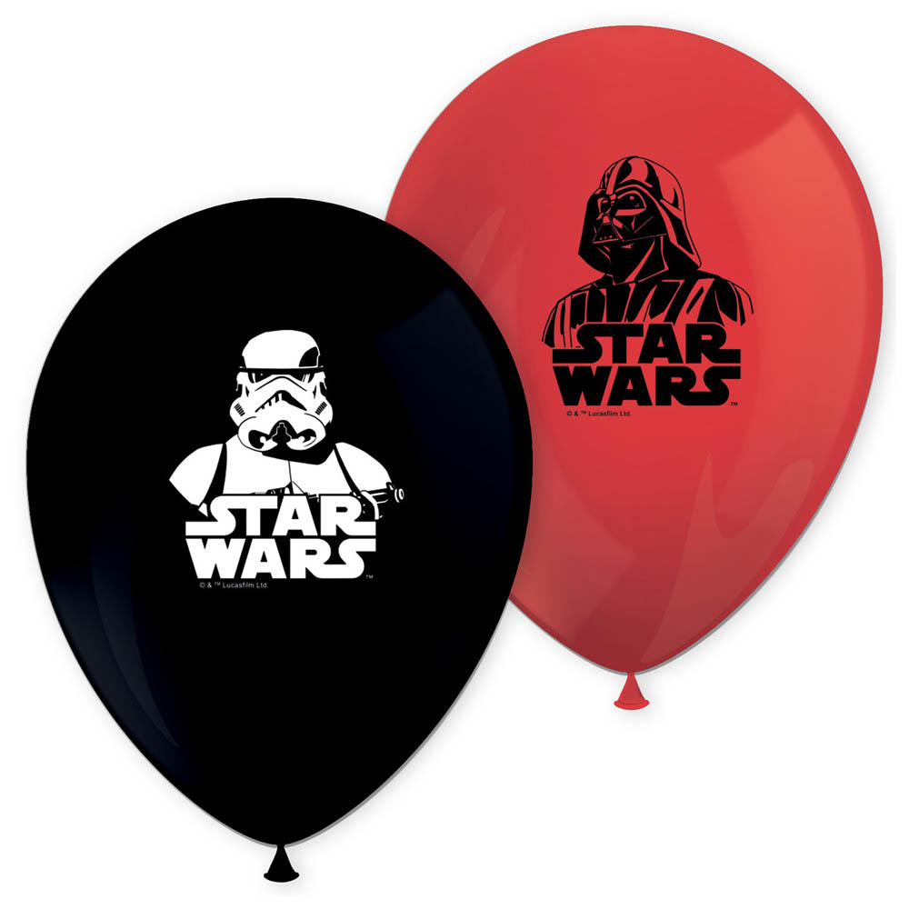 Star Wars Balloner i Natur Latex – 8 stk. til Festen