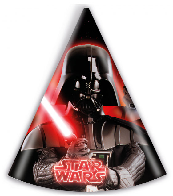 Star Wars Festhatte – 6 stk. til Fødselsdagsfesten