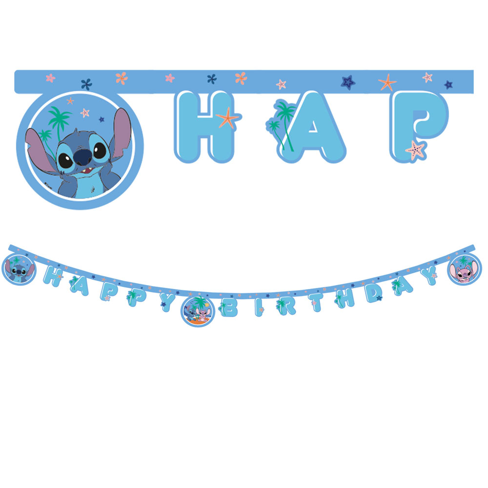 Stitch Fødselsdagsbanner – Skab Festlig Stemning!