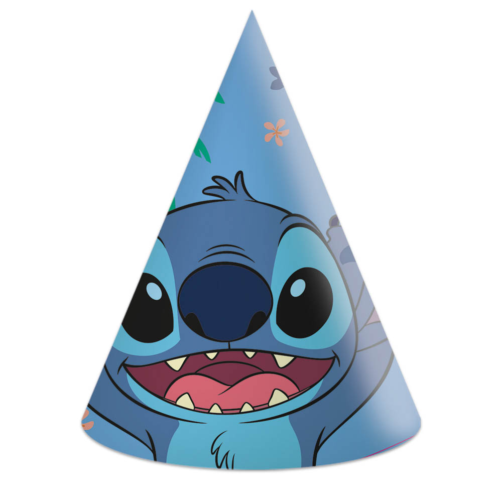 Stitch Fødselsdagsfesthatte – 6 stk til festlige dage!