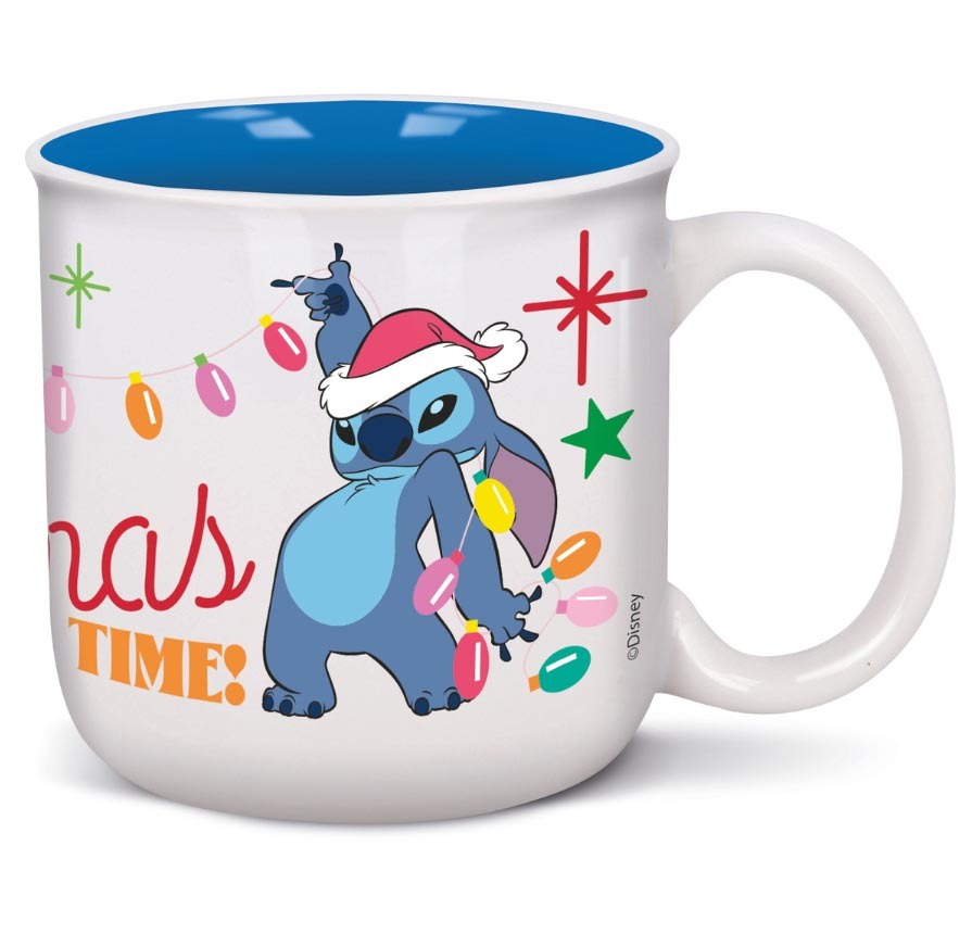 Stitch Julekrus i Porcelæn – Perfekt til Julestemning!