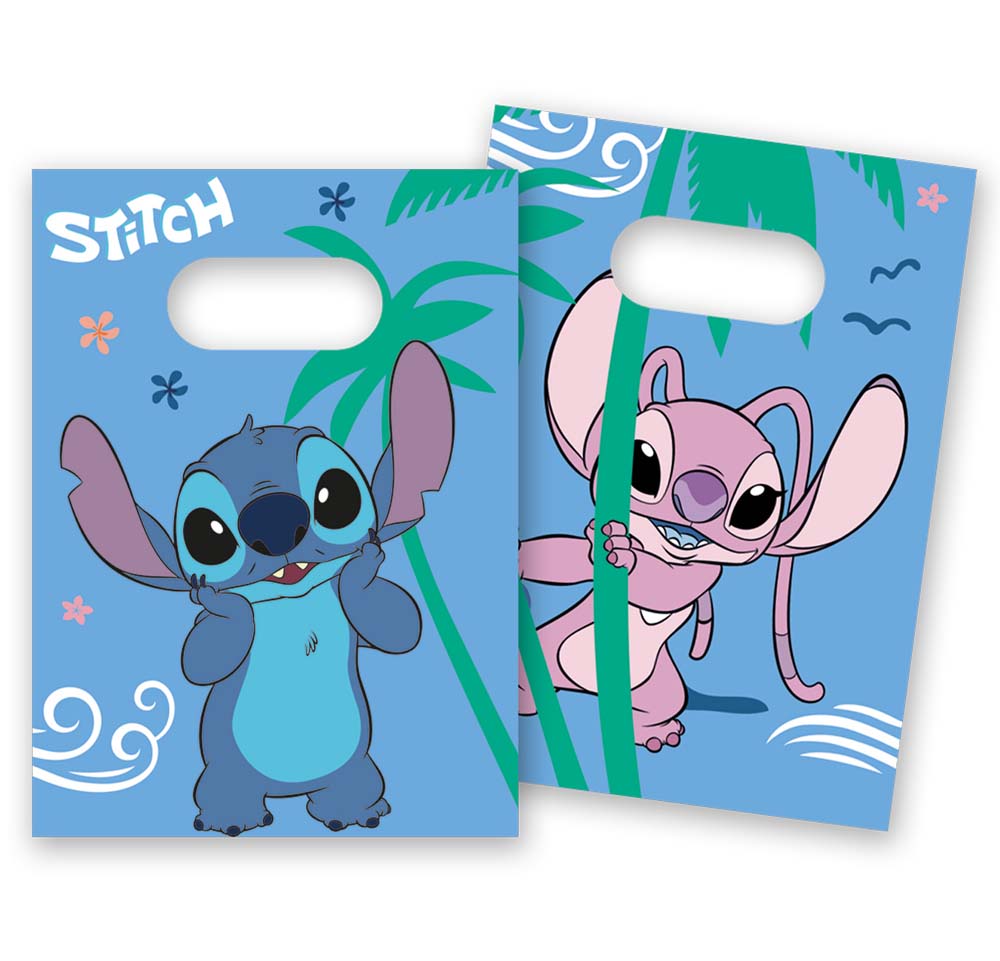 Stitch Fødselsdag Slikposer – Festlige Poser til Børnefest