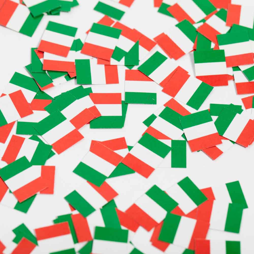 Italienske Papirstrøflag – 150 Stk til Festlig Dekoration