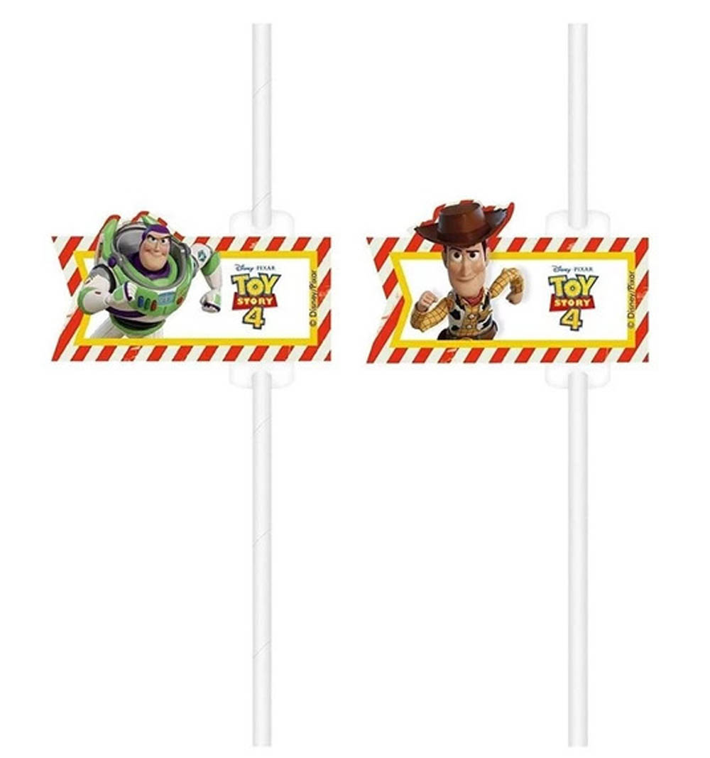 Toy Story Papsugerør - 4 Stk til Børnefest!