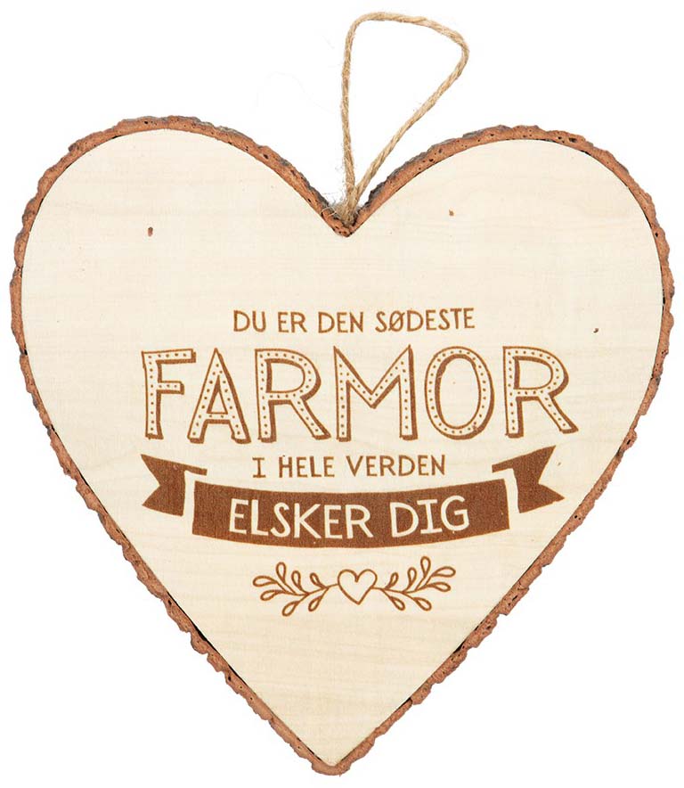 Træhjerte til Farmor – En Betænksom Gaveidé til Hende