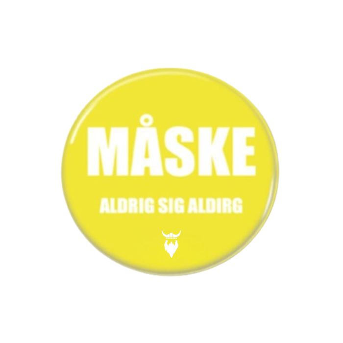 Gule Trafiklys Fest Badges - Holdbare Metal 10x58 mm