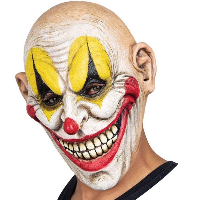 Skræmmende Freaky Klovne Maske til Halloween - Onesize
