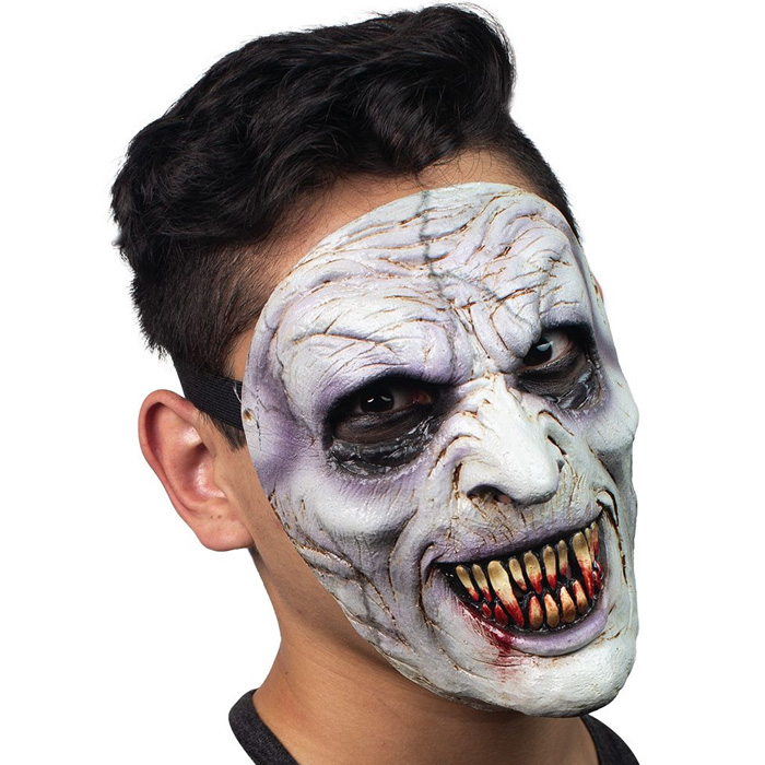 Skræmmende Halloween Vampyrmaske til Festen