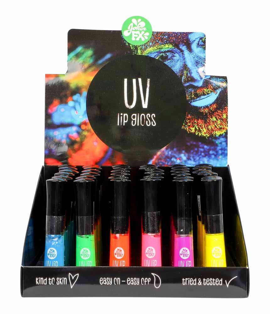 UV Neon Læbestift - Blå til Fester og Temafester