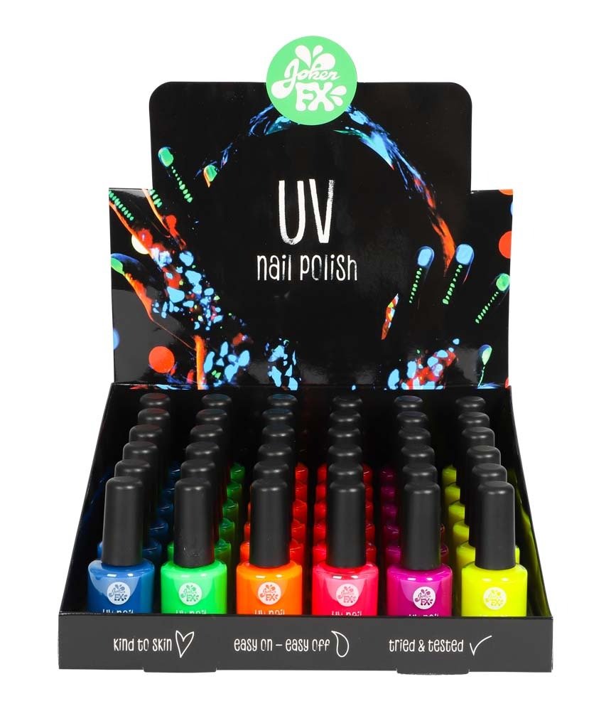 UV Neon Neglelak - Blå til Festlige Begivenheder!