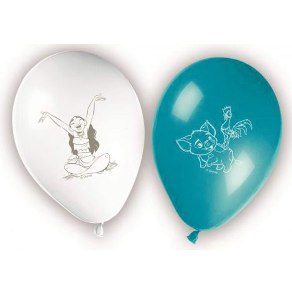 Vaiana Temafest Balloner – 8 stk. Tilbud!