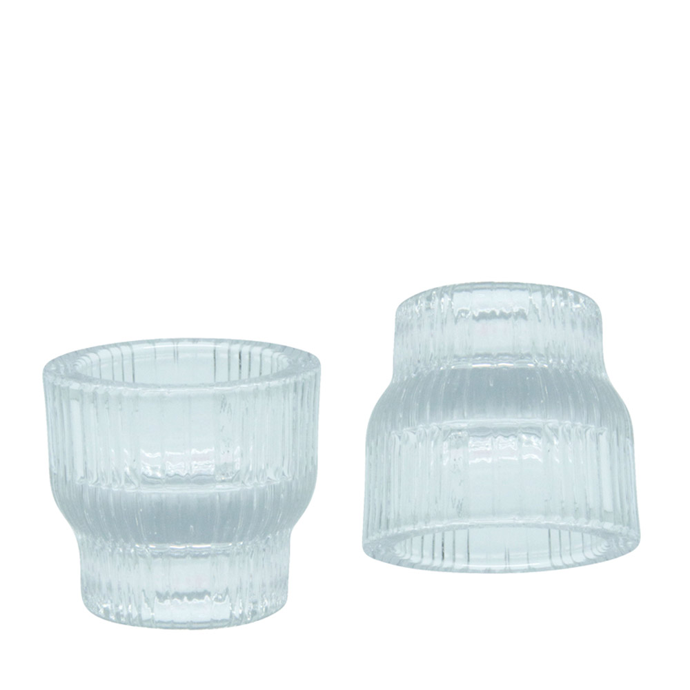 Elegant Vendbar Lysestage i Glas – Julehygge & Fest!