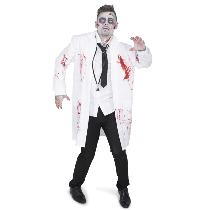 Skræmmende Zombie Doktor Kostume til Mænd - Uhyggelig Sjov!