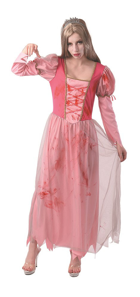 Zombie Prinsesse Kostume til Uhyggelig Halloween Fest