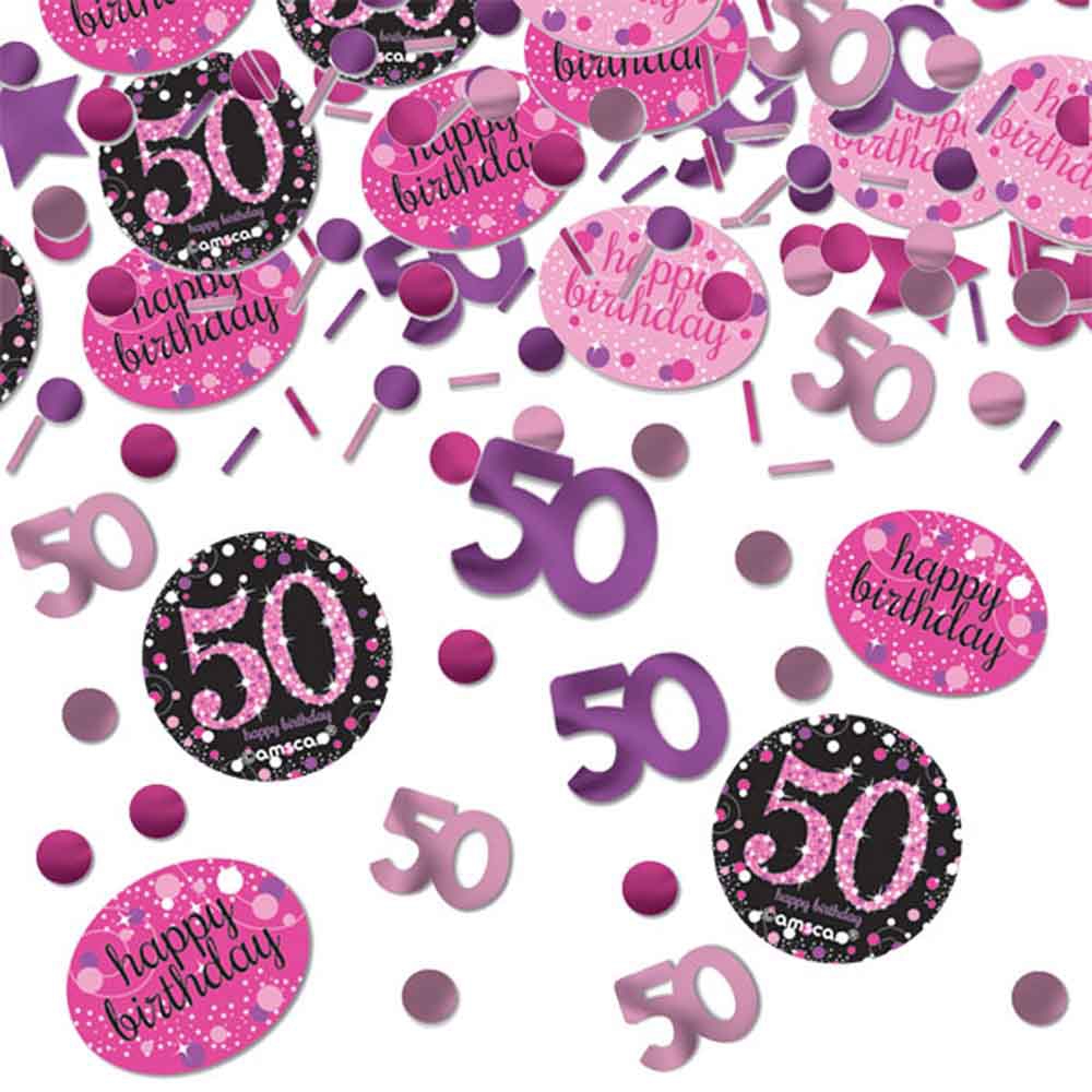 50-års Fødselsdag Konfetti – Festlig Dekoration til Jubilæum