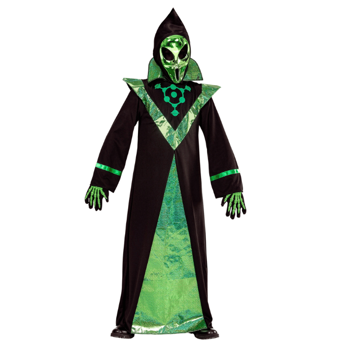 Børne Alien Kostume - Fantastisk Til Fest!