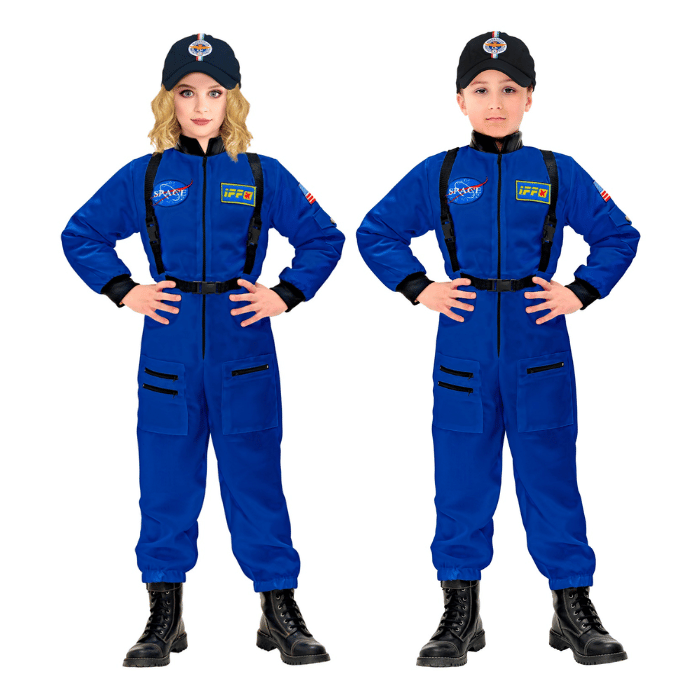 Blå Astronaut Kostume til Børn - Fantastisk Tilbud!