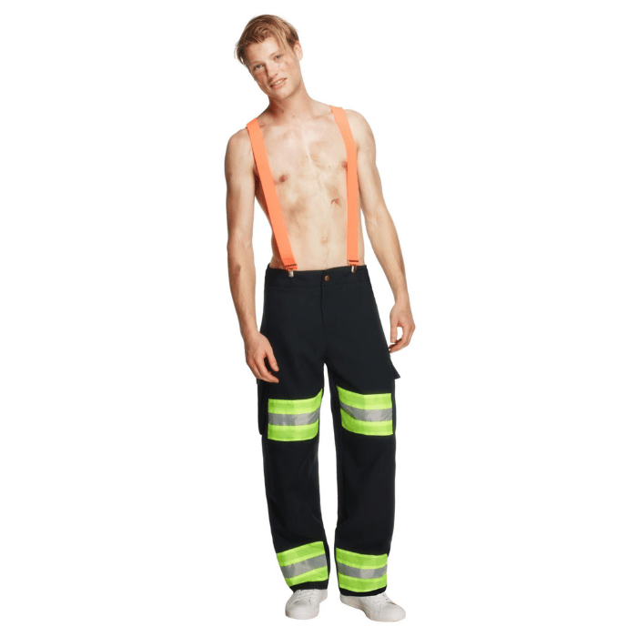 Brandmandsbukser - One Size til Festen!