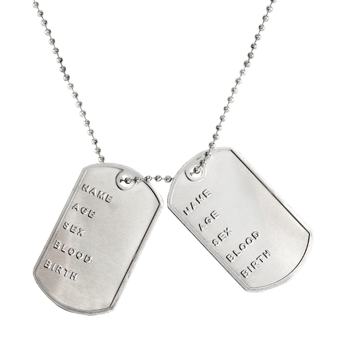 Militær Dogtag Halskæde - Få det nu!