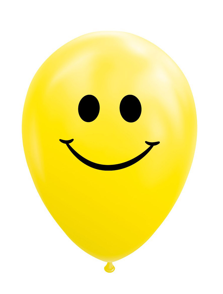Gule Smiley Balloner – 8 stk til Festlige Fejringer!