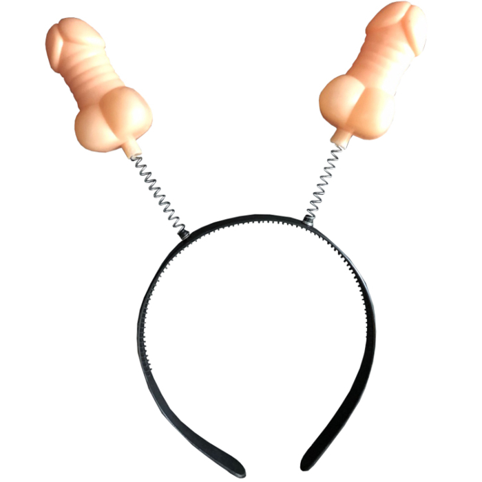 Dobbelt Penis Hårbøjle - Sjov Festtilbehør!