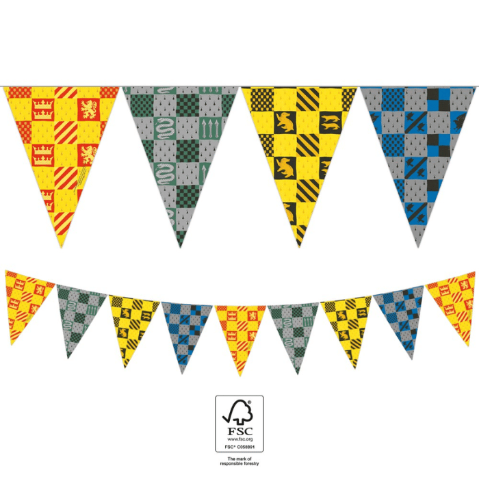 Harry Potterâ  Flagguirlande Papir     Meter
