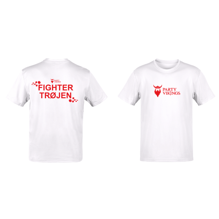 Hvid Fighter Trøje til Unisex – Fantastisk Tilbud!