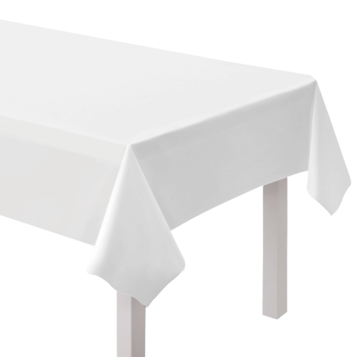 Hvid Papirs Dug 120x180 cm - Perfekt til Fester!