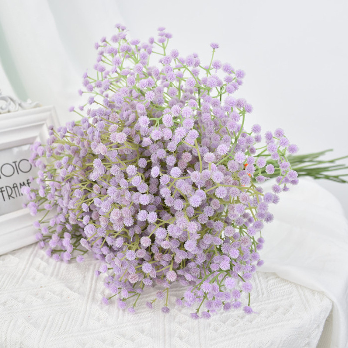 Kunstig Lilla Brudeslør Blomst - Perfekt til Bryllup!