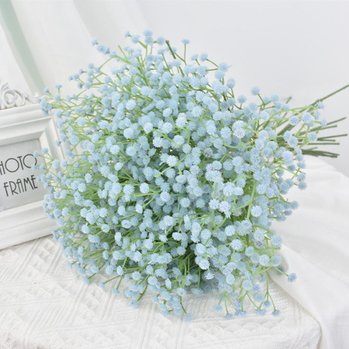 Kunstig Blomst Brudeslør i Blå - Perfekt til Bryllup