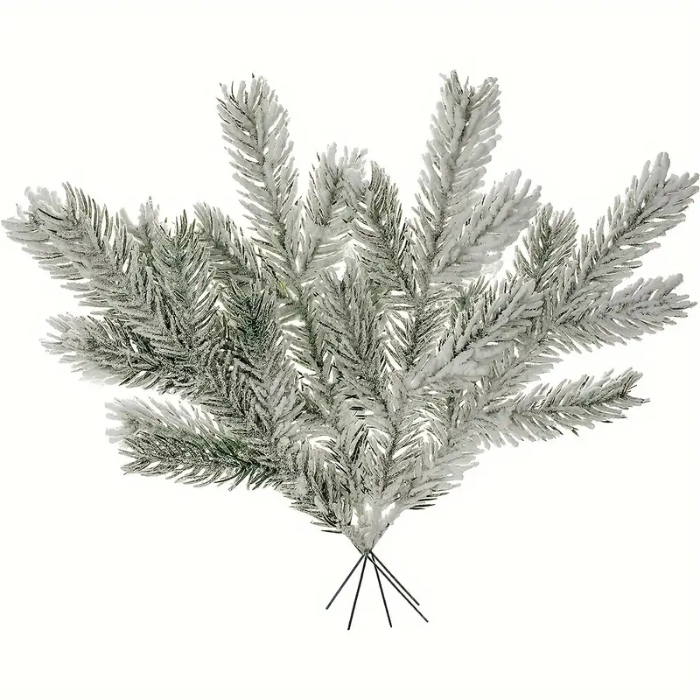 Kunstig Gran med Sne - Perfekt til Juledekoration!
