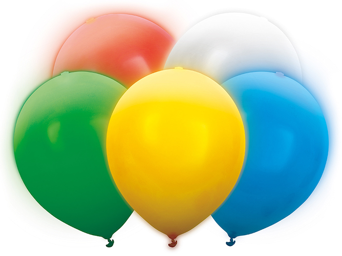 Multifarvet LED Ballon - Perfekt til Fest!