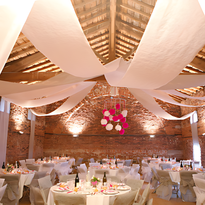 Loftbanner Hvid 25