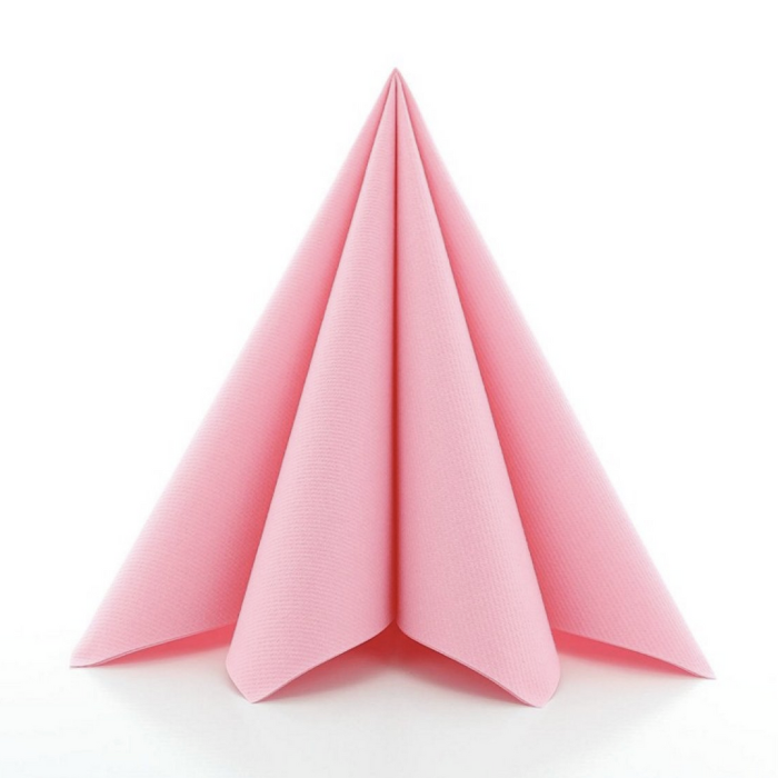 Luksus Pink Servietter til Fest - 12 stk.