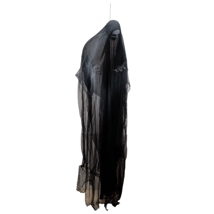 Manden Med Leen Halloween Dekoration med Lysende Øjne