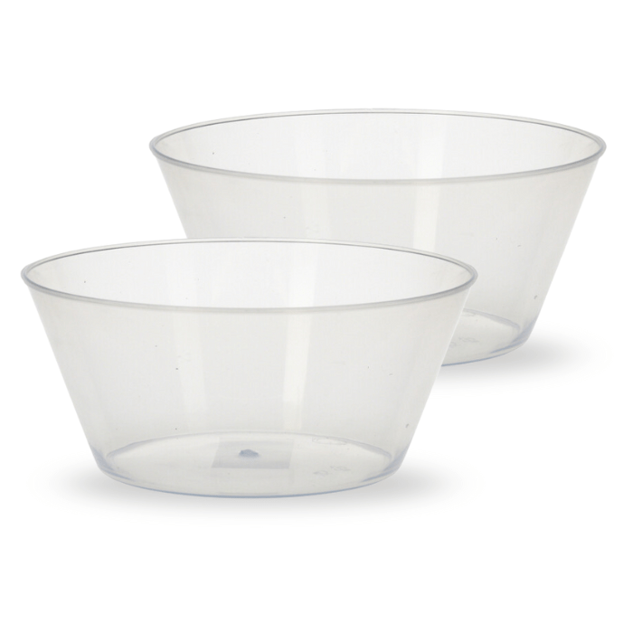 750 ml Genanvendelig Plastik Skål - Perfekt til Fester!