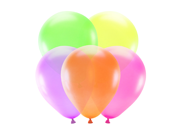Multifarvede Neon Balloner - Perfekt til Fest!