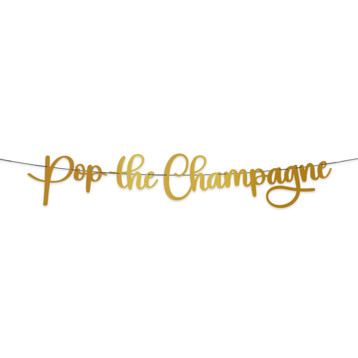 Nytårs Guirlande - Pop The Champagne Meter