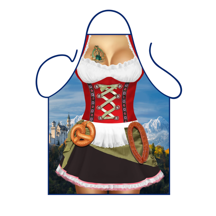 Oktoberfest Pige Forklæde - Festligt tilbehør!