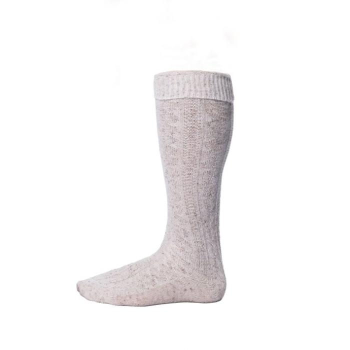 Oktoberfest Tyroler Knæstrømper Deluxe i Beige