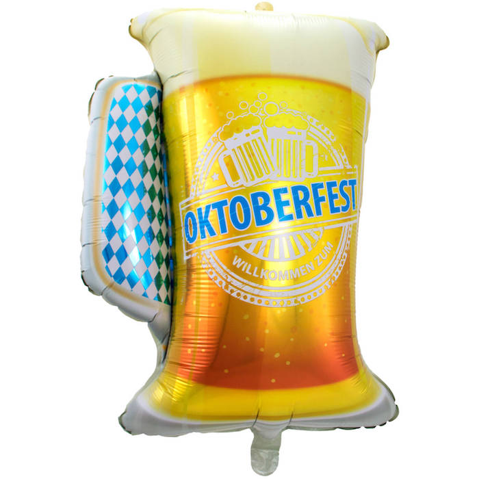 Oktoberfest Ølkrus Folieballon - Festlig Dekoration
