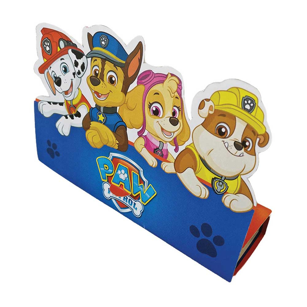 Paw Patrol Temafest Indbydelser – 8 Farverige Kuverter