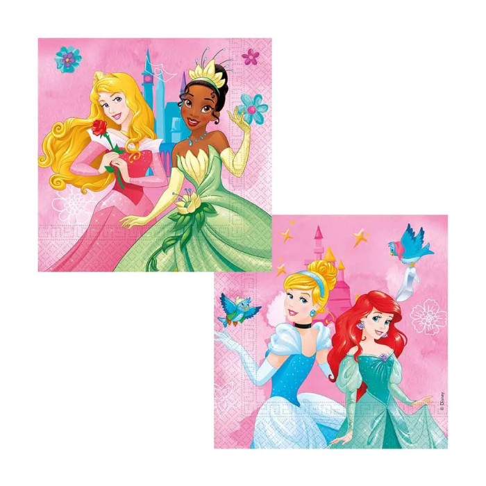 Prinsesse Servietter 20x 33   33
