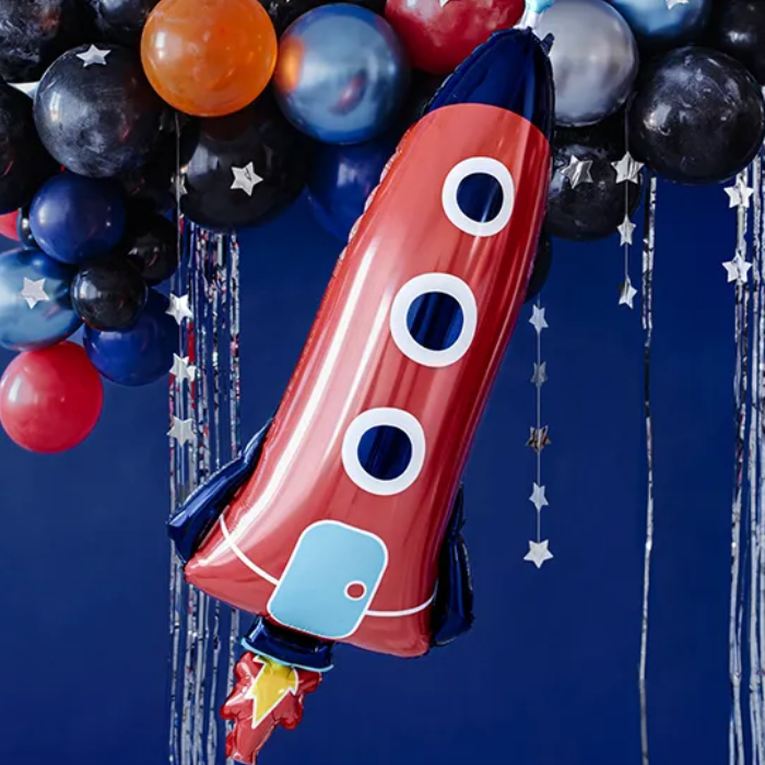 Raket Folie Ballon 44x115 cm - Fantastisk tilbud!