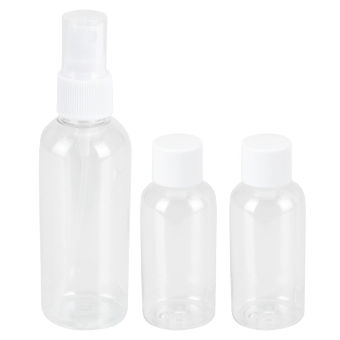 Rejseflasker 3x 40-80 ml - Fantastisk tilbud!
