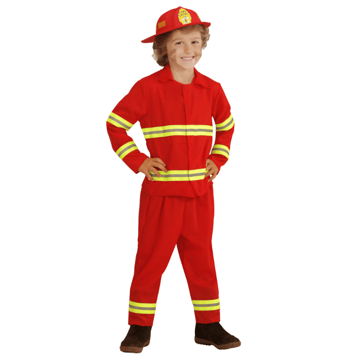 Rød Brandmand Kostume til Børn - Fantastisk Tilbud!